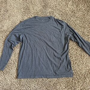 mens grey long sleeve